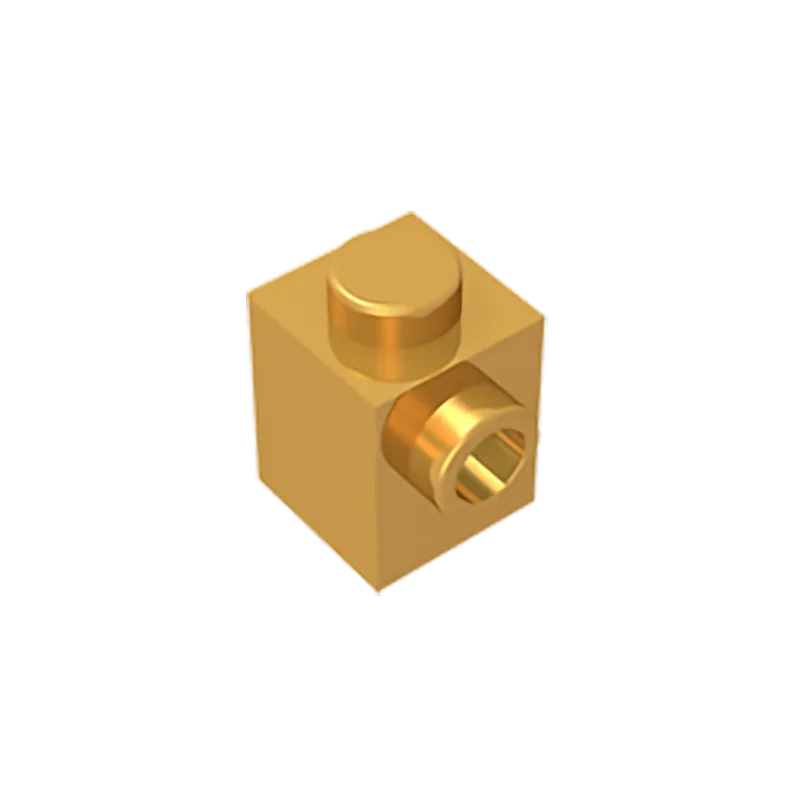 Gobricks GDS-635 BRICK 1X1 W. 1 KNOB | Single Side Bump Building Block Compatible with Lego 87087