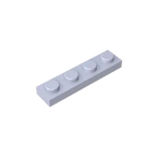 Gobricks GDS-504 Plate 1 x 4 | Compatible Building Block Pieces