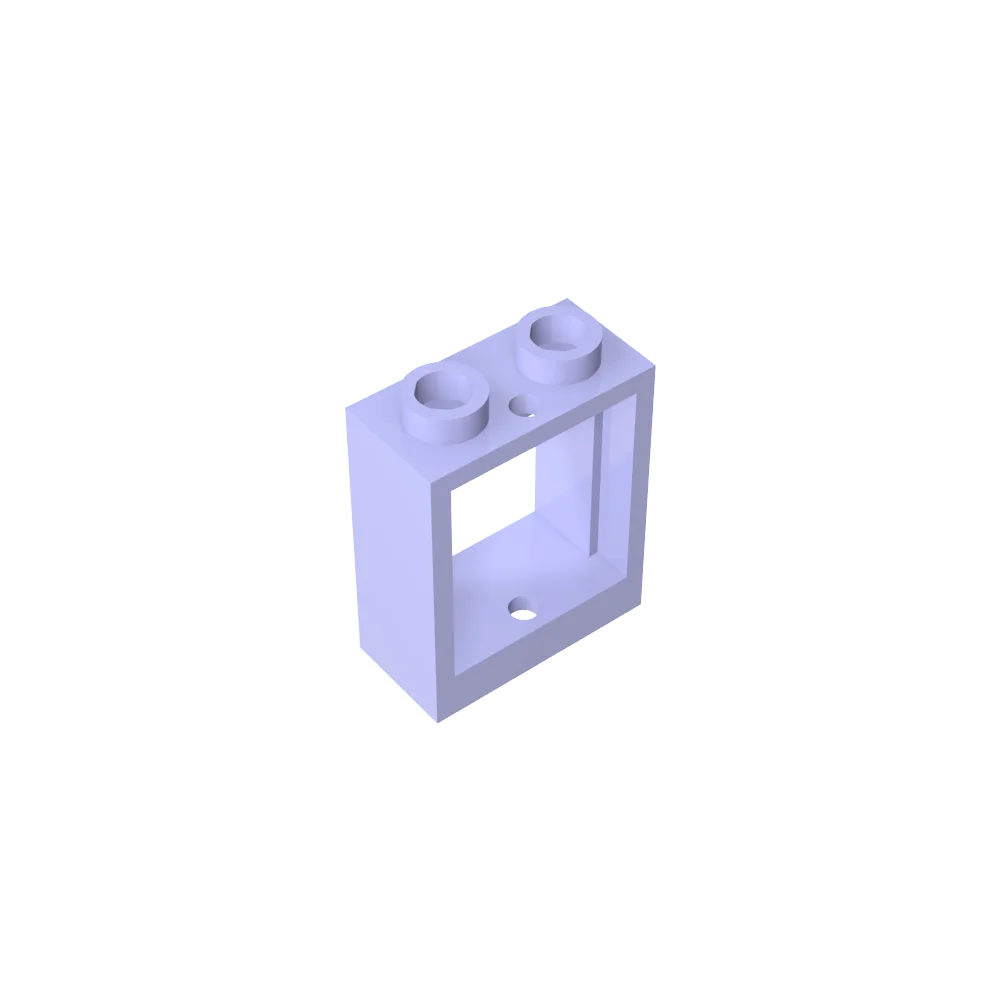 Gobricks GDS-783 Frame 1x2x2 Window | Compatible Building Block for DIY Projects