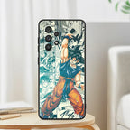 Anime Goku phone cases for Samsung A53 A52 A33 A32 A51 A71 A21S A13 A73 A50 A22 A23 A03 A72 A54 A12 5G Black Phone Case