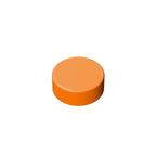 Gobricks GDS-612 Flat Tile 1x1 Round | Compatible Building Block