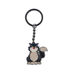 Vintage Motorcycle Keychain | Cartoon Metal Keyring for Backpack