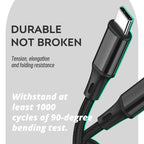 DATA FROG USB Charger Cable for PS4 Controller | 1M 2M 3M Nylon Braided Fast Charging Cord