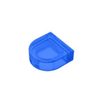 Gobricks Tile Round 1 x 1 Half Circle Extended | Compatible Brick Building Block