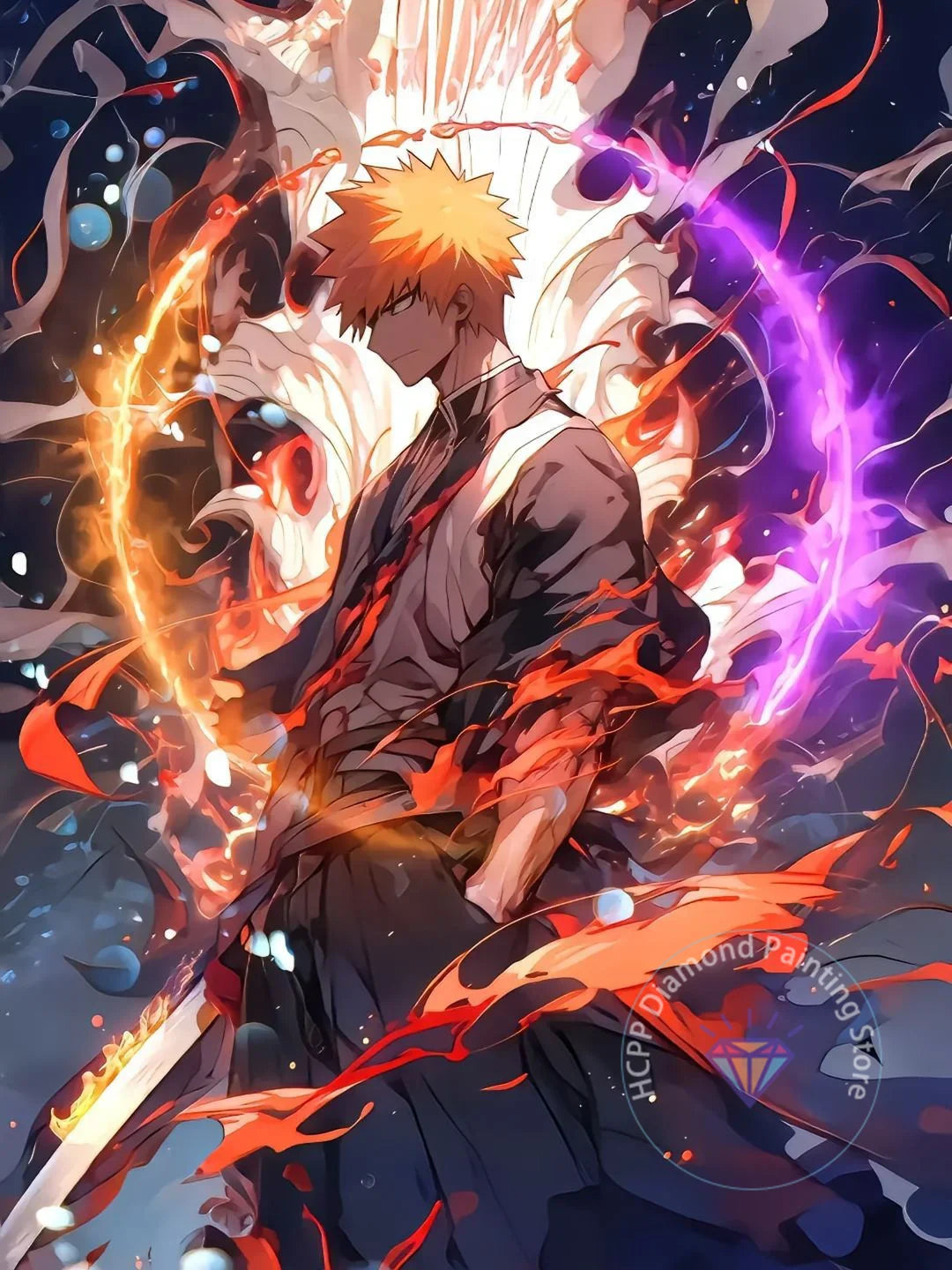 Anime Bleach Diamond Painting Kit 5D DIY Diamond Embroidery Handmade Art Children's Exquisite Gift Crafts Home Decoration