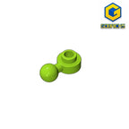 Gobricks GDS-1500 Hinged Plate 1x1 with Ball Head | Compatible Building Brick