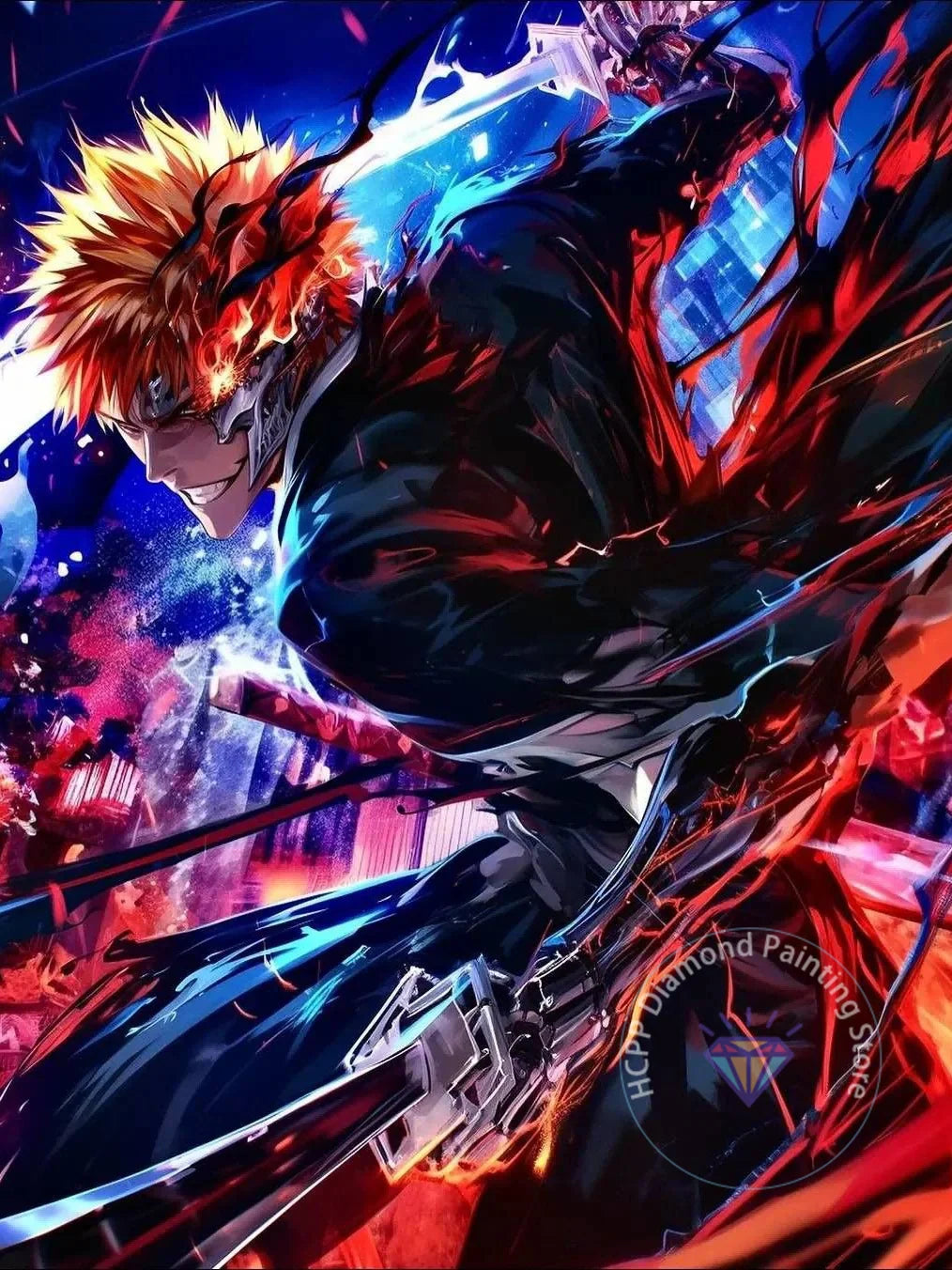 Anime Bleach Diamond Painting Kit 5D DIY Diamond Embroidery Handmade Art Children's Exquisite Gift Crafts Home Decoration