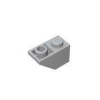Gobricks GDS-597 Slope, Inverted 45 2x1 | Compatible Building Block for DIY