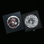 Unique Dice Spinner: 7-in-1 Metal 3D Relief Dragon DND Roulette Dice Spinner