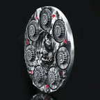 Unique Dice Spinner: 7-in-1 Metal 3D Relief Dragon DND Roulette Dice Spinner