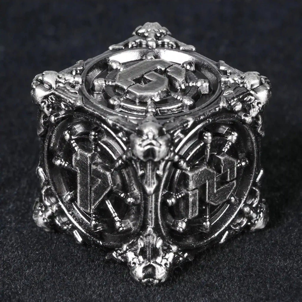 DND Dice - Steampunk Pirate Metal Dice Set