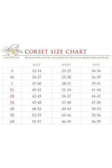Top Drawer 4 PC Night Angel Corset Costume