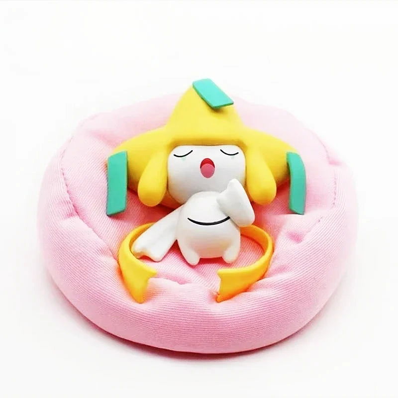 Sleeping Pokemon Anime Figurines, Pikachu Bulbasaur Psyduck Charmander