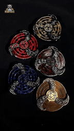 Unique DND Roulette Dice Spinner: 7 in 1 Metal Dragon Fidget Spinner Dice