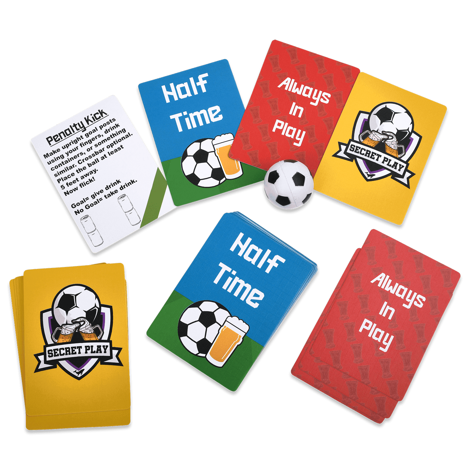 WATCH SOCCER, GET DRUNK - The Live Soccer Drinking Game - 