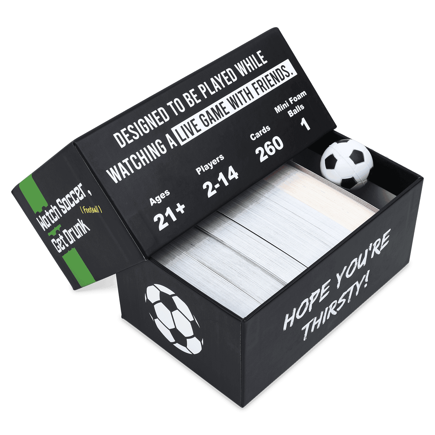 WATCH SOCCER, GET DRUNK - The Live Soccer Drinking Game - 