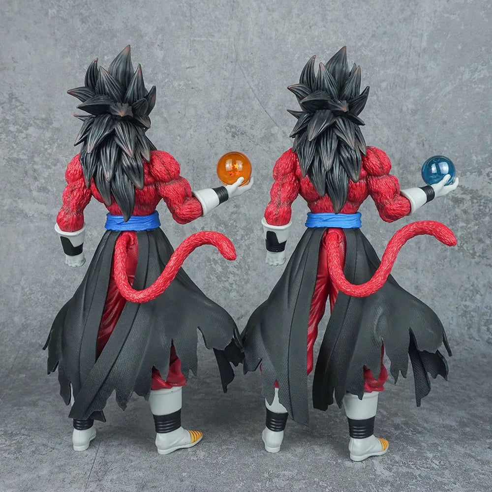 Son Goku Anime Figurine, Dragon Ball GT Super Saiyan 4 Action Figures, Standing Holding Dragon Ball 30 cm