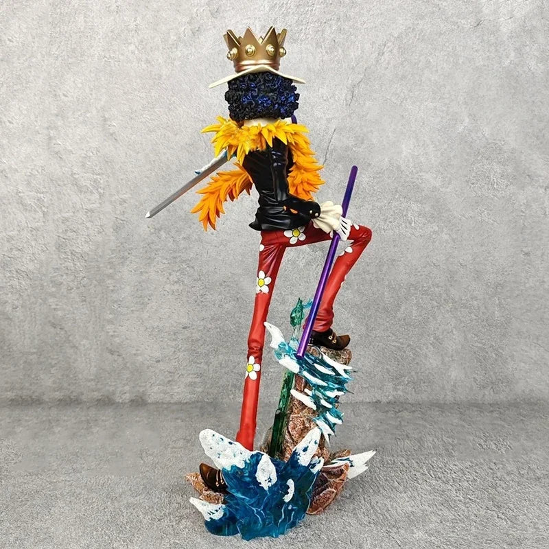 Soul King Brook One Piece Anime Action Figures, Straw Hat Pirates Figurines PVC Statue 33 CM