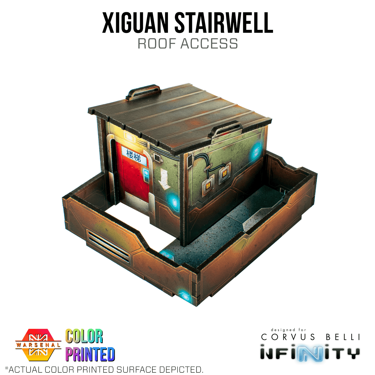 Xiguan Components - Stairwell - Roof Access / Color Printed