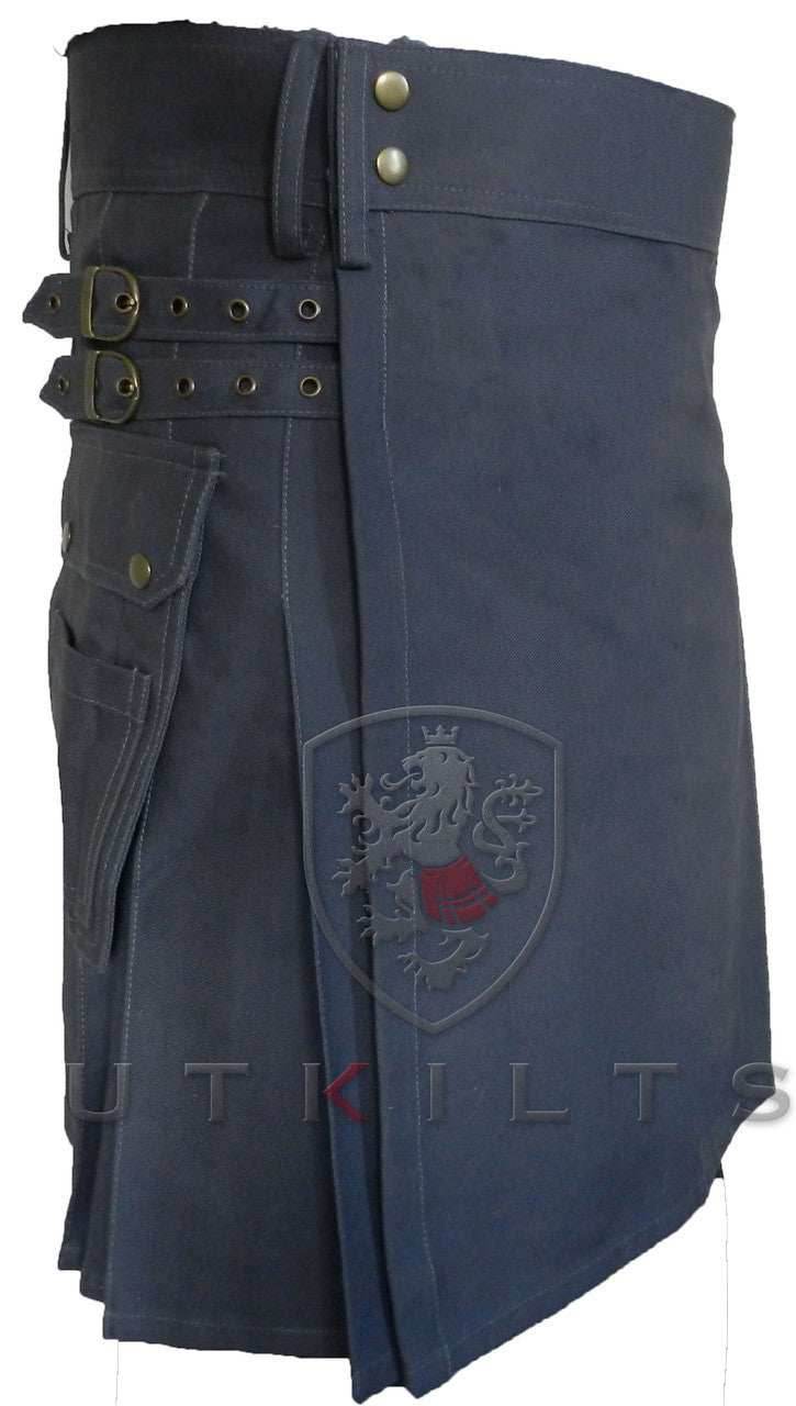 Utility Kilt – GlenLoch, Gray - 30 / 22