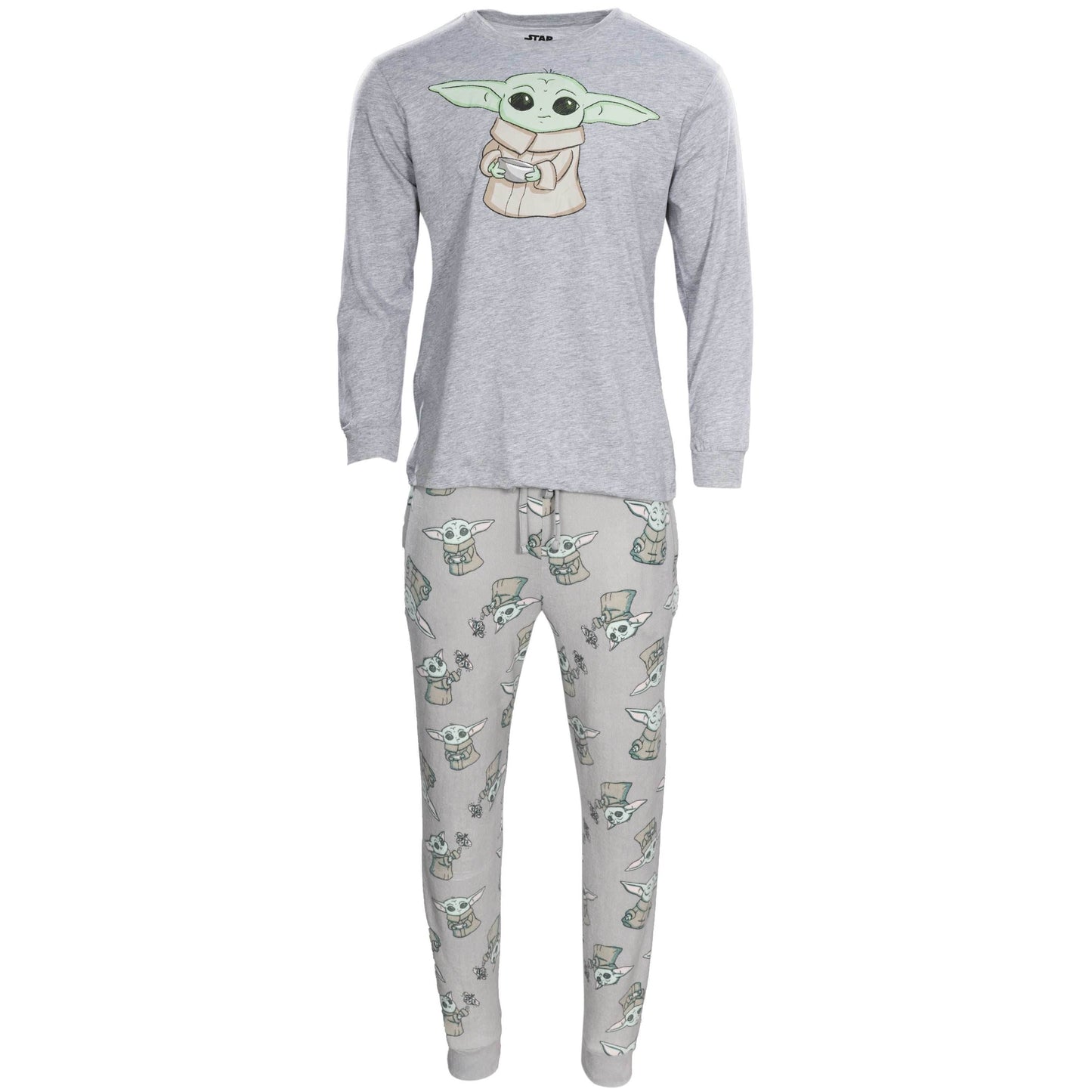 Star Wars Baby Yoda Adult Pajama Set - S