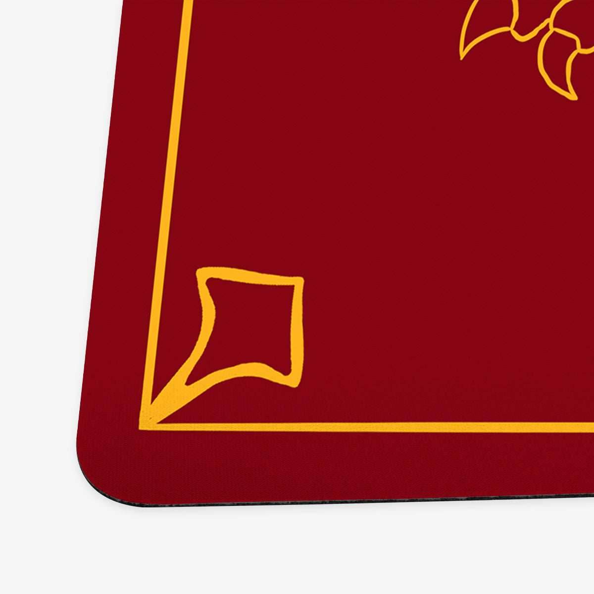 Golden Dragon Playmat - Standard Playmat / Black / Plain