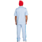 Steve Underwater Explorer Movie Character Halloween Cosplay Costume Set