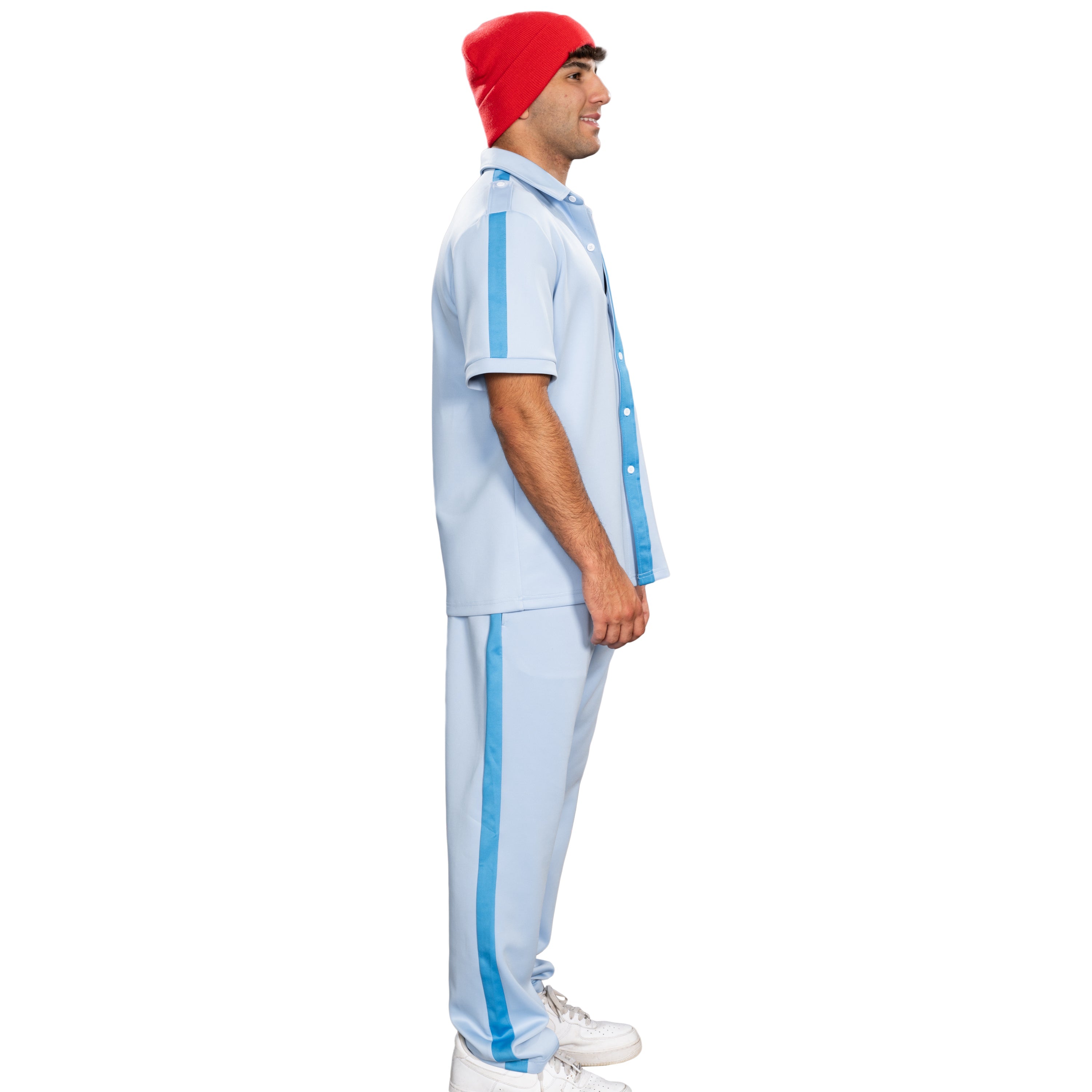 Steve Underwater Explorer Movie Character Halloween Cosplay Costume Set