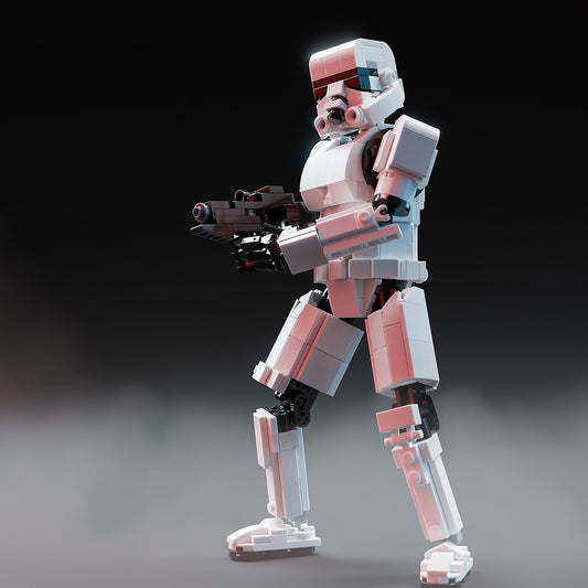 Stormtrooper 9" Figure - Custom MOC made using LEGO parts