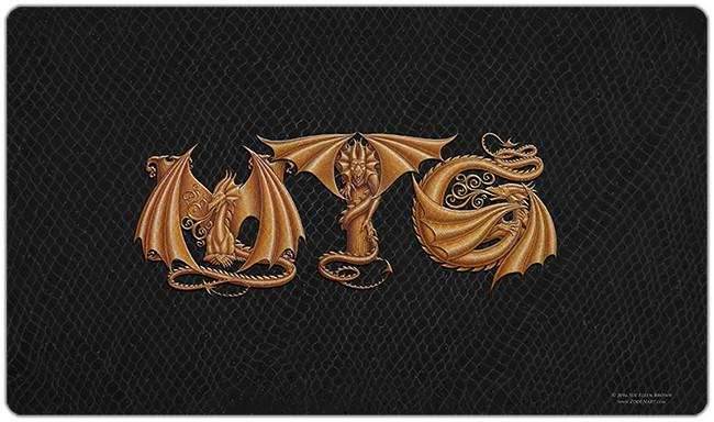 ZooLN Dragonskin MTG - Black & Gold / Plain