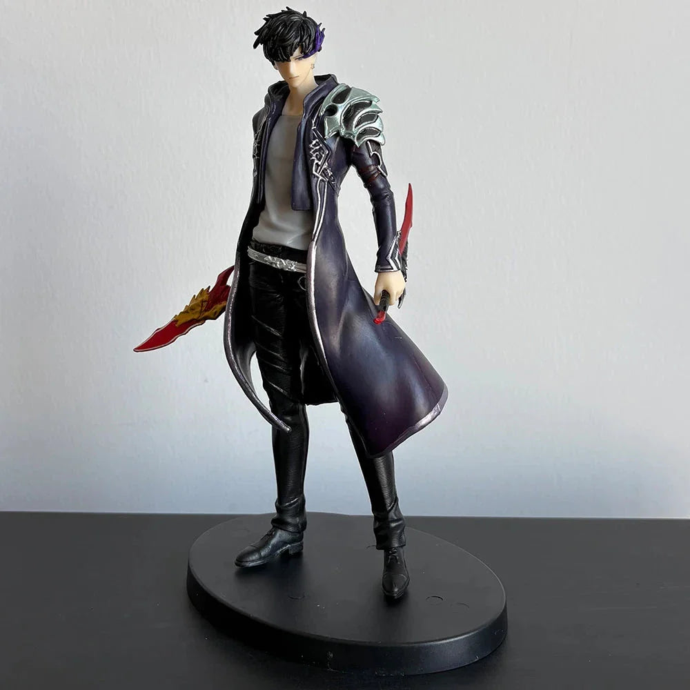 Sung Jin-Woo Anime Figure Solo Leveling Action Figurines Shadow King Desktop Collectible Display Toy