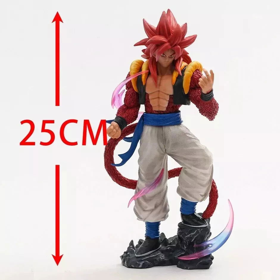 Super Saiyan 4 Gogeta Figurines, Dragon Ball GT Anime Collectible Figures 10 in