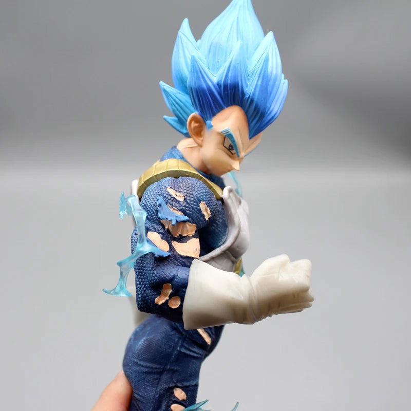 Super Saiyan Blue Vegeta Anime Figure, Dragon Ball Super Action Figurines PVC Statue 26.5 CM