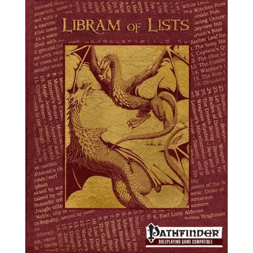 Libram of Lists: Pathfinder RPG Compatible - Paperback - 