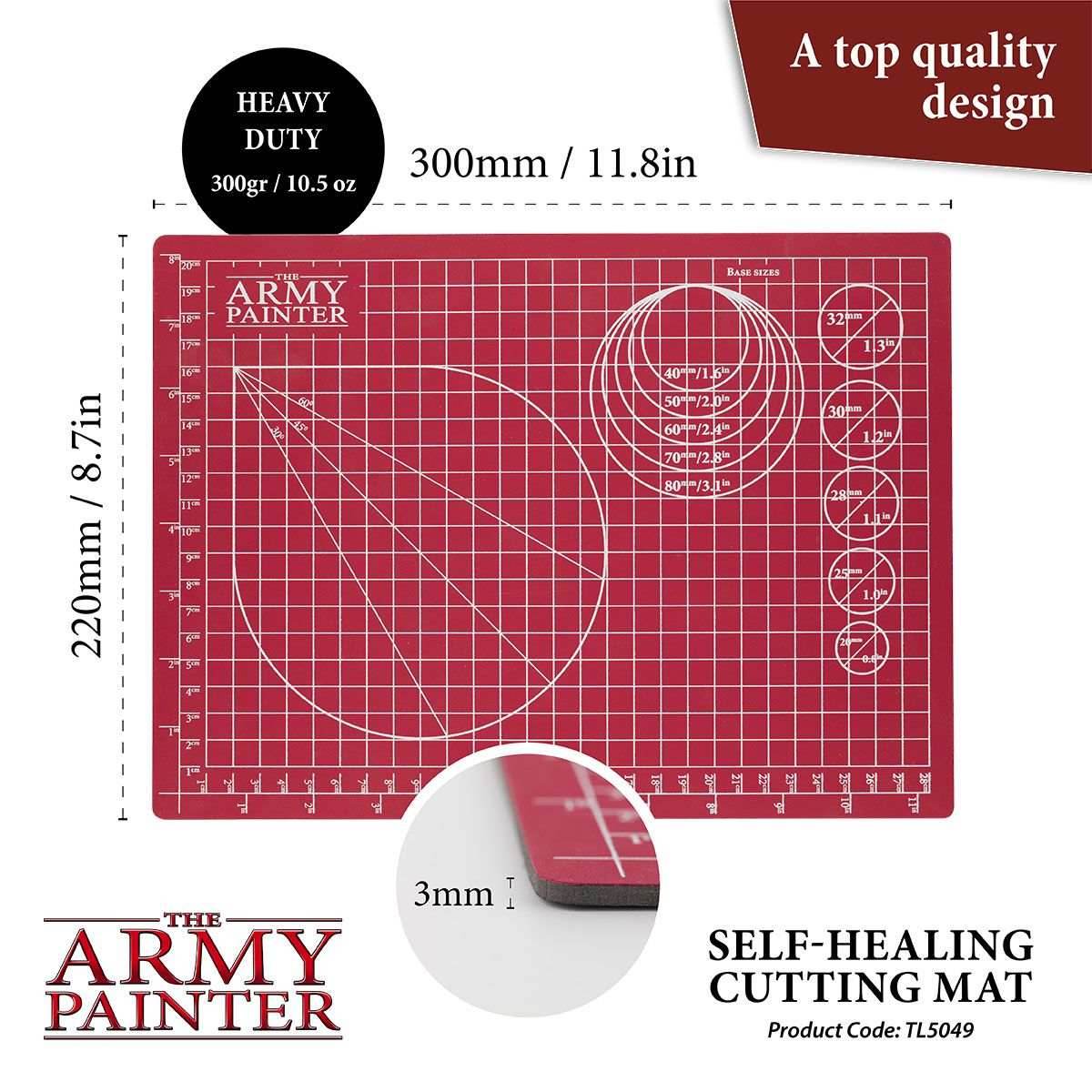 The Army Painter Self-Healing Cutting Mat - 