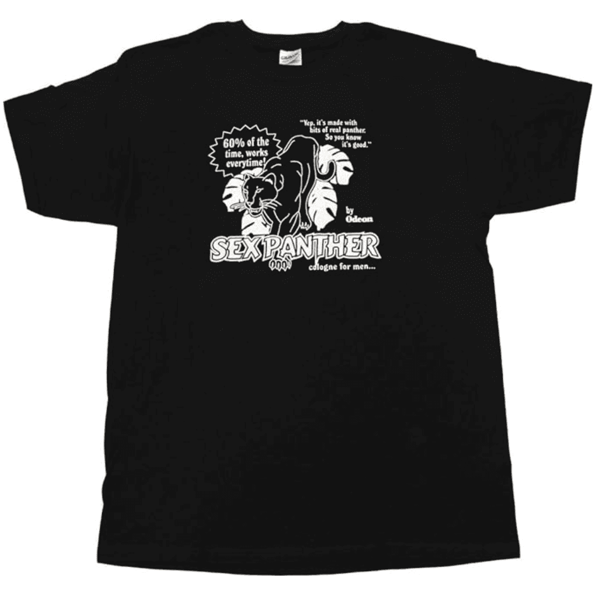 Anchorman Panther Cologne Logo T-shirt - S