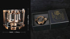 Unique dnd revolver dice set: 7 cool metal dnd bullet dice in the rotating revolver cylindrical magazine
