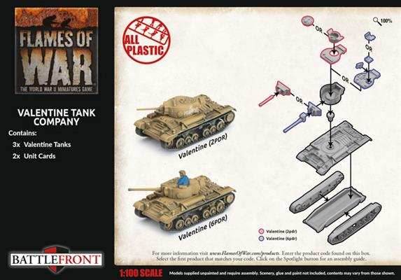 Flames of War: Soviet Valentine Tank Company (Late War) - 