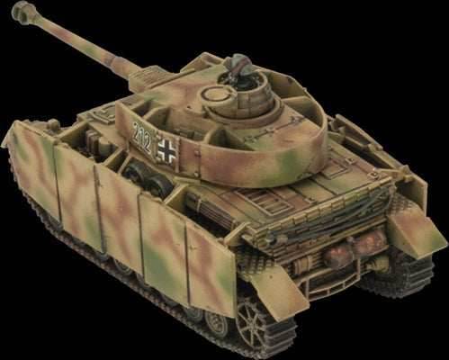 Flames of War: German Panzer IV Tank Platoon (Late War) - 