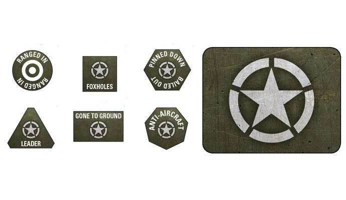 Flames of War: American Tokens and Objectives - 