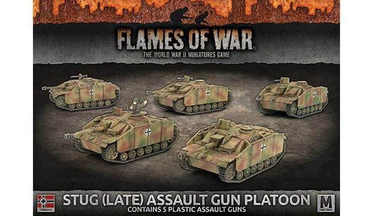 Flames of War: German StuG (Late) Assault Gun Platoon (Mid War) - 