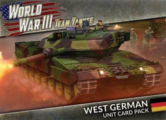 Team Yankee: West German Unit Cards - 