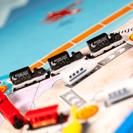 Ticket to Ride: 20th Anniversary Deluxe Train Set - Black Flatcar with Semi-Trailer Truck - 