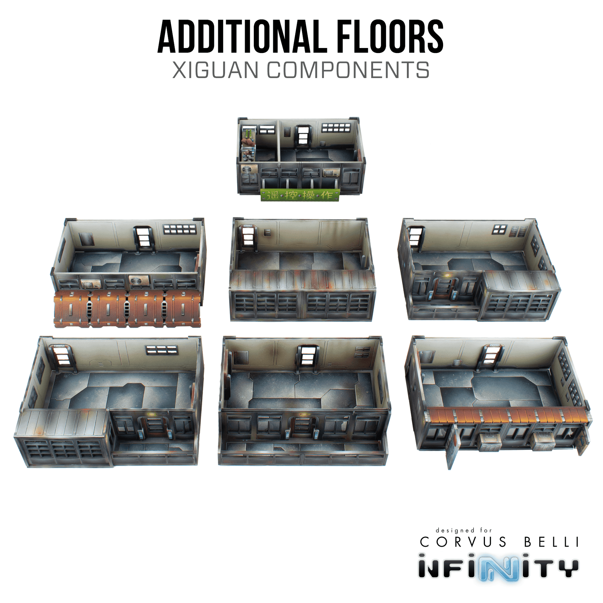Xiguan Components - Additional Floors - Awning Office / Color Printed