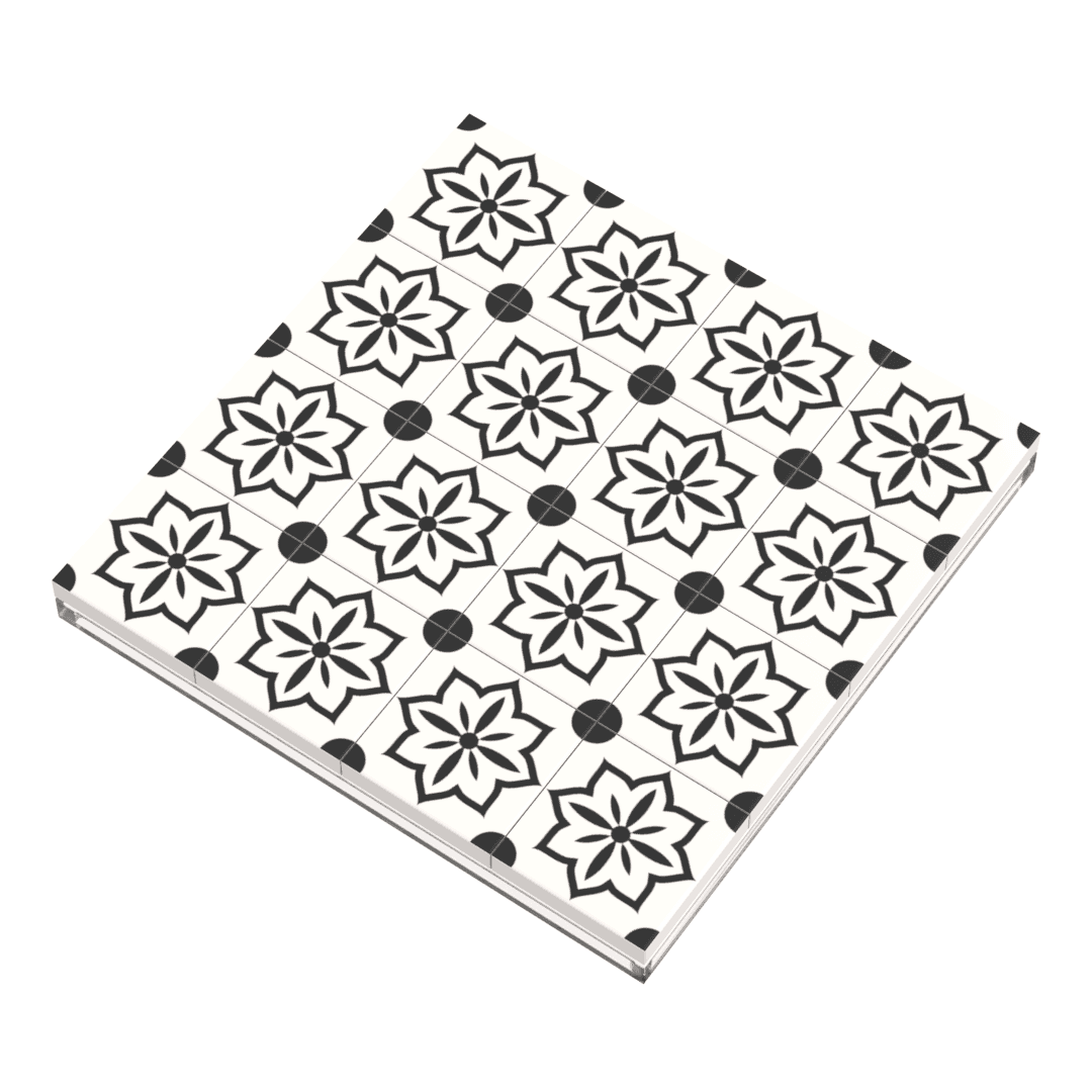 Custom Turkish Tile / Wallpaper Part #3 Pack (20 Tiles) made with LEGO parts - B3 Customs - 