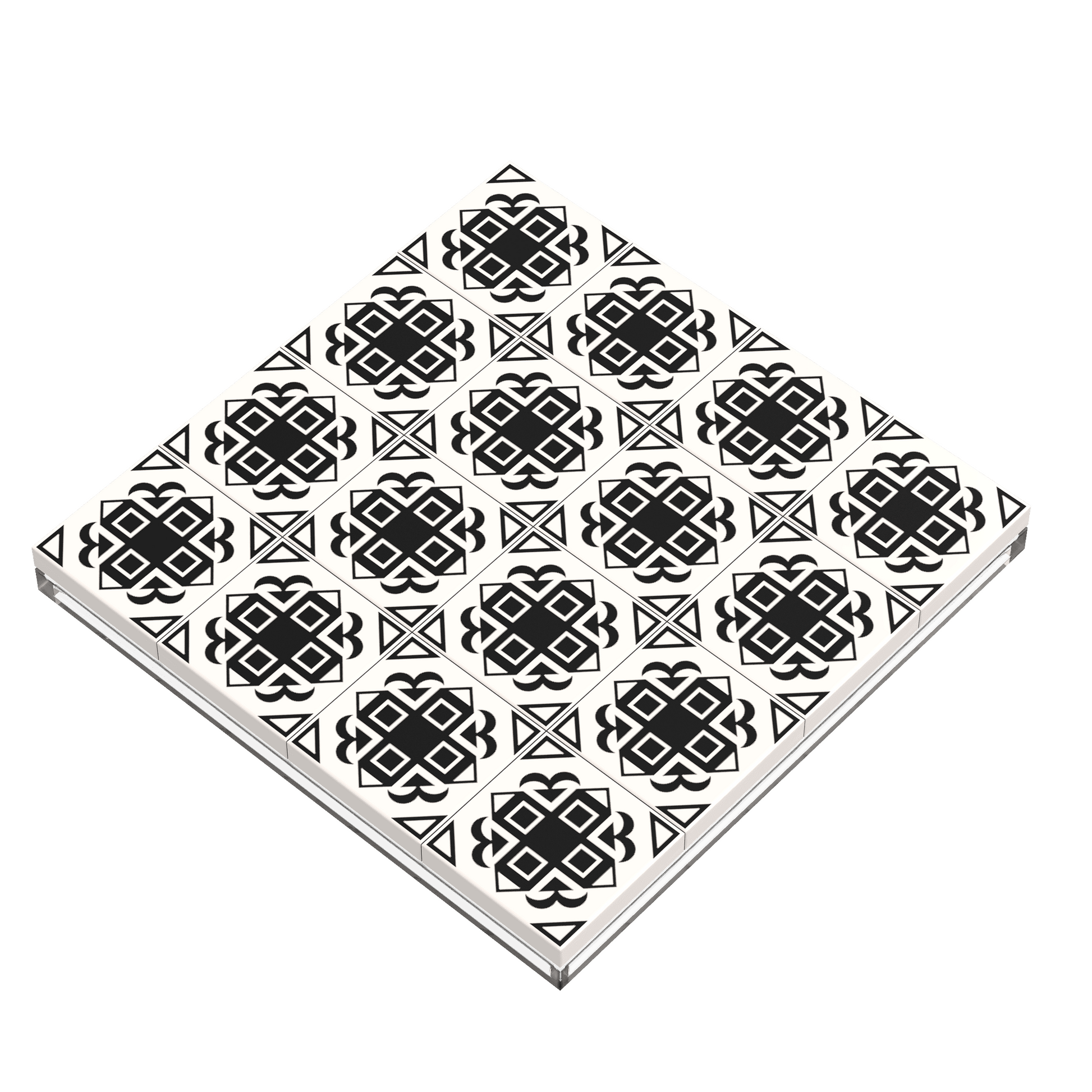 Turkish Kitchen Flooring / Wallpaper #4 - B3 Customs® Printed 2x2 Tile - 