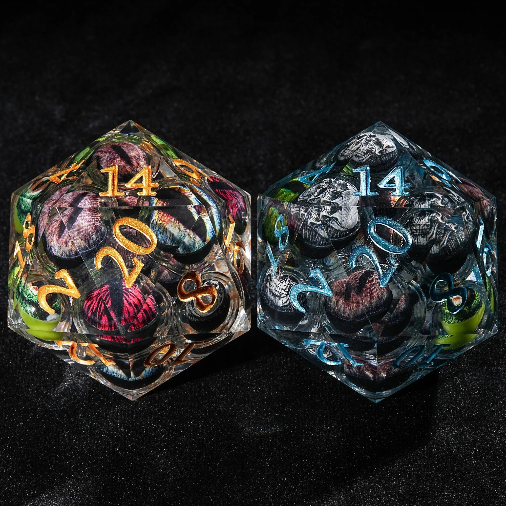 Eye of Odin 50mm Liquid Core Resin D20 Dice