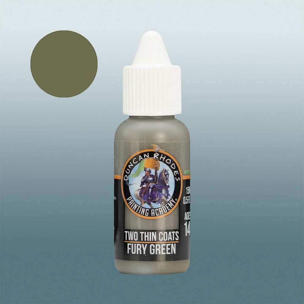 Two Thin Coats Shadow: Fury Green - 