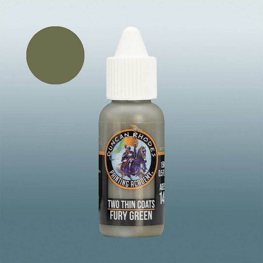 Two Thin Coats Shadow: Fury Green - 