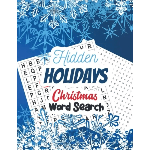 Hidden Holidays - Christmas Word Search: Large Print Christmas Word Search Puzzle, Exercise Your Brain Activity Book, Christmas Word Search Book With - Paperback - 